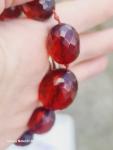Vintage Cherry Bakelite Beads Necklace, 50 Grams