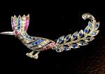 Victorian Sterling Silver Bird Brooch