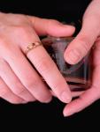 Victorian 1863 Ruby Diamond 18ct Gold Ring