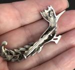 Victorian Sterling Silver Bird Brooch