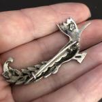 Victorian Sterling Silver Bird Brooch