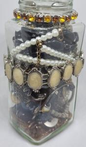 Mystery Jar of Vintage Costume Jewellery
