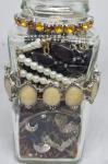 Mystery Jar of Vintage Costume Jewellery