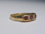 Antique 18ct Gold Ruby Diamond Ring, 1915