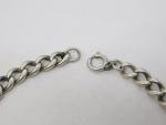 Art Deco Sterling Silver Curb Link Bracelet