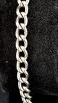 Antique Silver Curb Bracelet with Lion Links 8