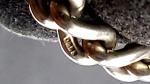 Antique Silver Curb Bracelet with Lion Links 8