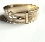 Vintage 9CT Rolled Gold Wide Belt Bangle