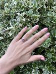 Antique Yellow Gold Pink Sapphire Diamond Cluster Ring