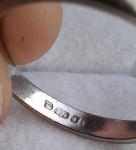 18Ct Gold Diamond Cushion Cut Antique Ring