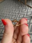 Antique Yellow Gold Pink Sapphire Diamond Cluster Ring