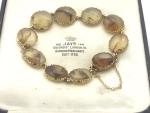 Victorian 15ct Gold Agate Bracelet 16.2g