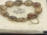 Victorian 15ct Gold Agate Bracelet 16.2g