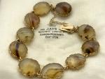 Victorian 15ct Gold Agate Bracelet 16.2g