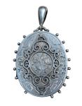 Victorian Ornate Sterling Silver Locket