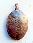 Early 1900s Solid Silver Locket Pendant