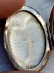 Early 1900s Solid Silver Locket Pendant