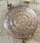 Vintage 9ct Rose Gold Double-Sided Photo Locket