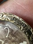 Edwardian 9K Gold Double-Glazed Locket Pendant