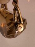 Edwardian 9ct Gold Citrine Spinner Fob Pendant