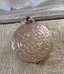 Vintage 9ct Rose Gold Double-Sided Photo Locket