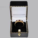 Victorian Ruby and Diamond Five-Stone Ring
