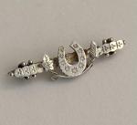 1894 Sterling Silver Horseshoe Brooch