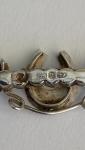 1894 Sterling Silver Horseshoe Brooch