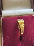 Edwardian 18ct Gold Ring with Diamonds and Ruby