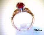 14ct Rose Gold Ruby Cocktail Ring from Armenia