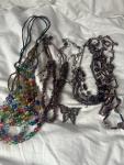 Beaded Antique Necklace Jewelry Bundle for Women