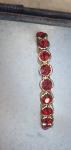 Antique Georgian 14ct Gold Ruby Half Eternity Ring