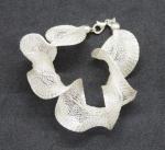 Vintage Art Deco Sterling Silver Mesh Bracelet