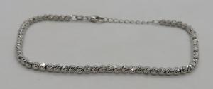 Vintage Art Deco Sterling Silver Sparkly Bracelet