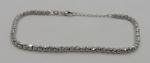 Vintage Art Deco Sterling Silver Sparkly Bracelet