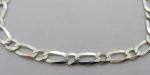 Vintage Art Deco Sterling Silver Chain Bracelet