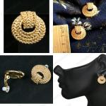 Vintage Gold Clip-On Earrings Collection