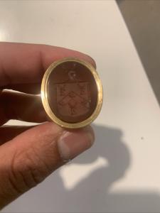 Large Antique Georgian 15Ct Gold Seal Fob