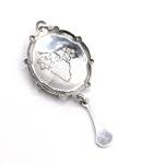 Antique Silver Enamel Pendant in Art Nouveau Style