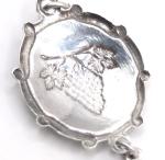 Antique Silver Enamel Pendant in Art Nouveau Style