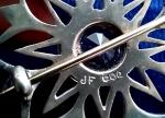 Scottish Sterling Silver Quartz Vintage Brooch