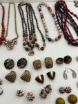Assorted Vintage and Modern Costume Jewelry Lot