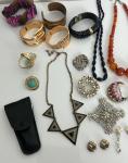 Assorted Vintage and Modern Costume Jewelry Lot