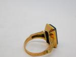 19th Century 9ct Gold Bloodstone Signet Ring