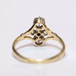 Art Deco Diamond Engagement Ring in 14k White Gold