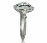 Art Deco Vintage 14K White Gold Engagement Ring
