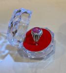 Vintage Silver Ring with Gorgeous Burma Ruby