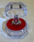 Vintage Silver Ring with Gorgeous Burma Ruby
