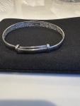 Vintage Chinese Silver Eagle Message Bracelet