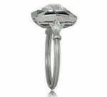 Art Deco 2.5Ct Round Diamond Wedding Ring